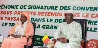 Signature de convention de 118 sous-projets communautaires retenus dans le cadre du PRDT